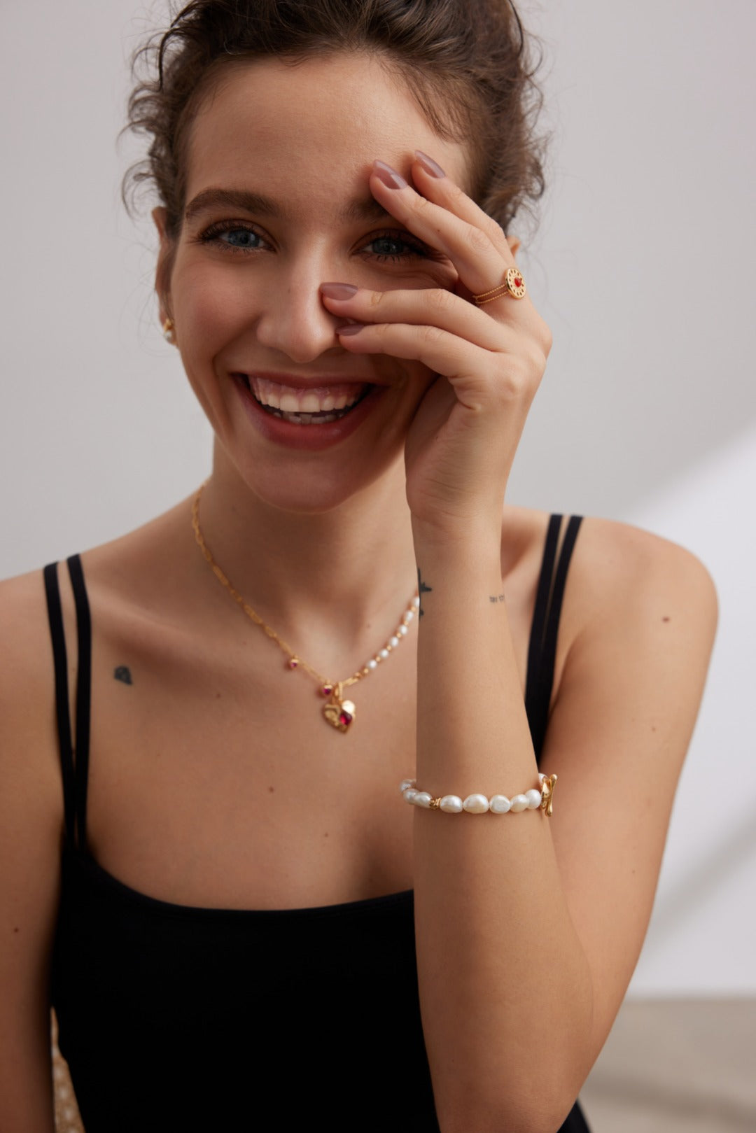 S925 Sterling Silver Baroque Pearl Bracelet (Approx. 19.2–19.6 cm)