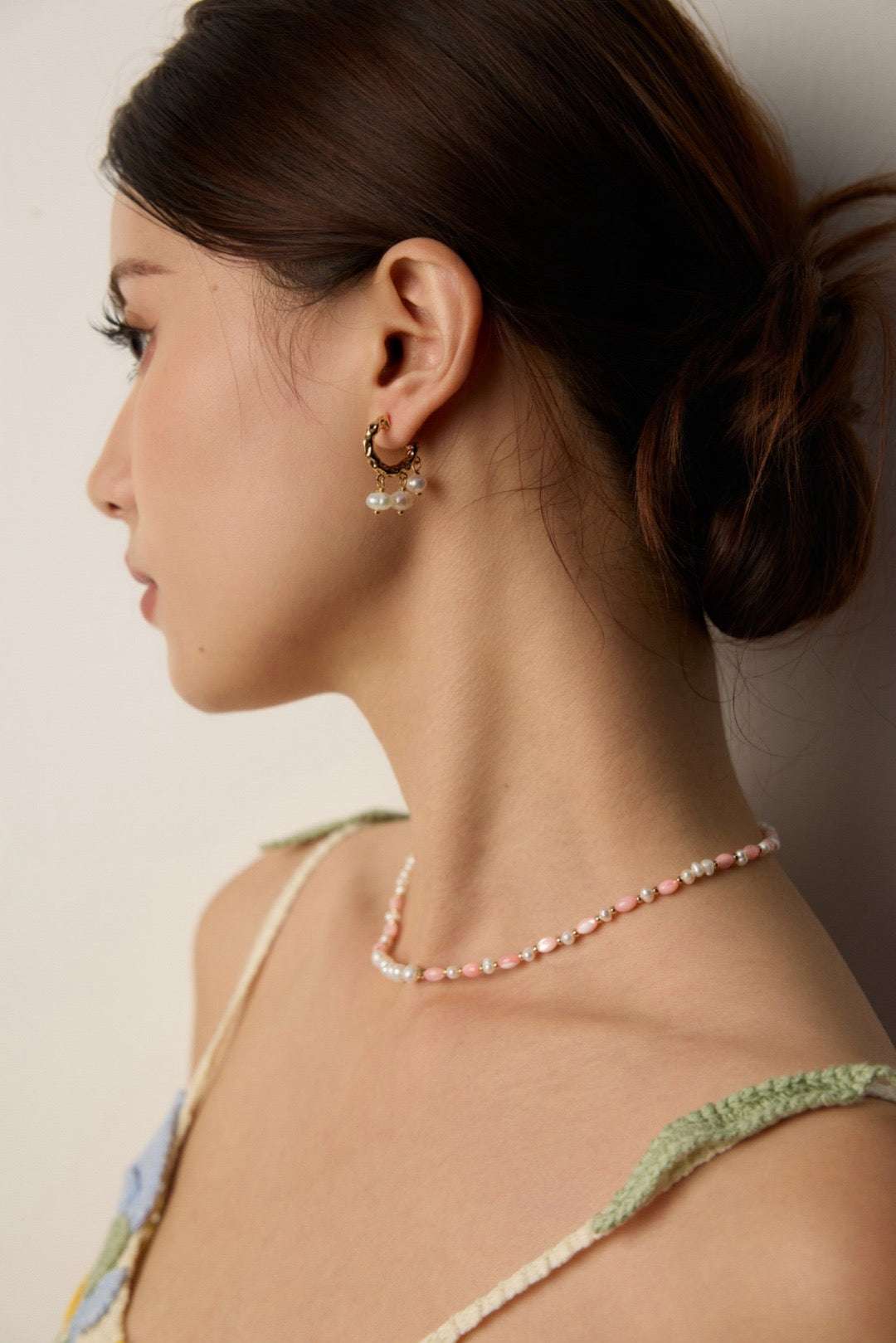 S925 Silver Pearl Tassel Earrings - TAMO Jewellery