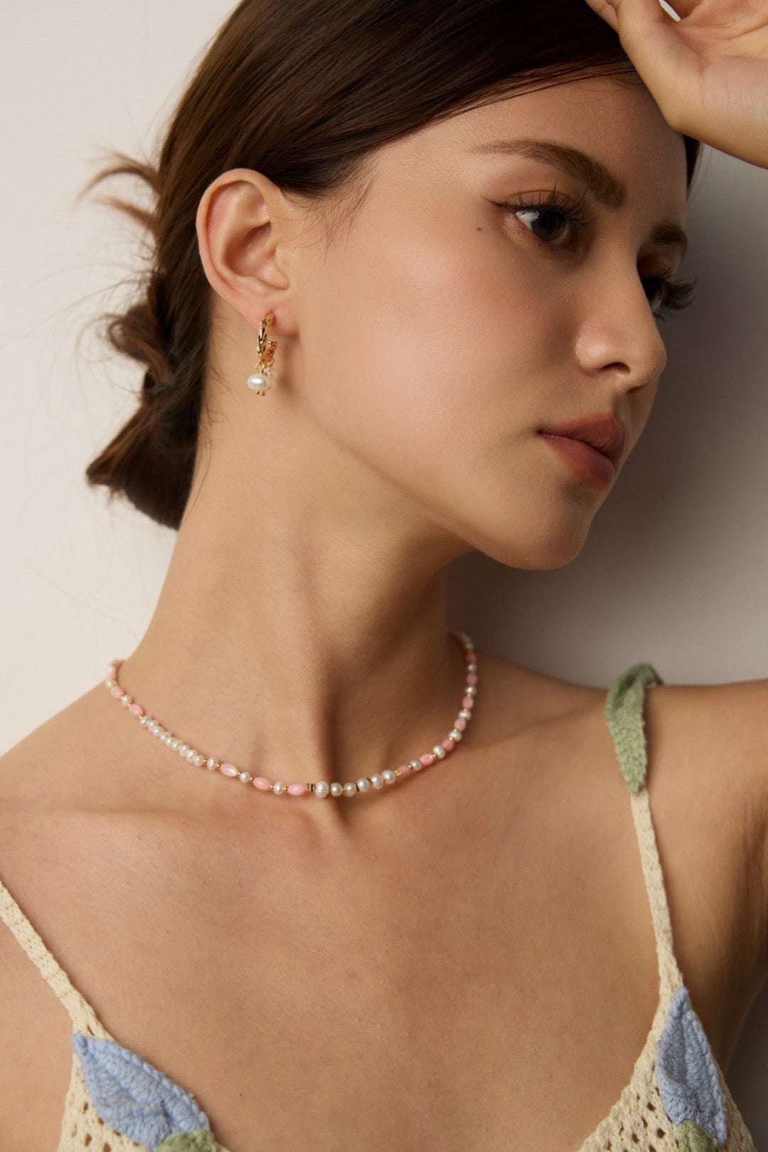 S925 Silver Pearl Tassel Earrings - TAMO Jewellery
