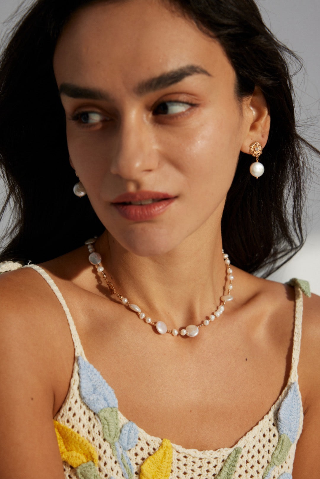 Classic Collection|S925 Silver Pearl & Zircon Earrings - TAMO Jewellery